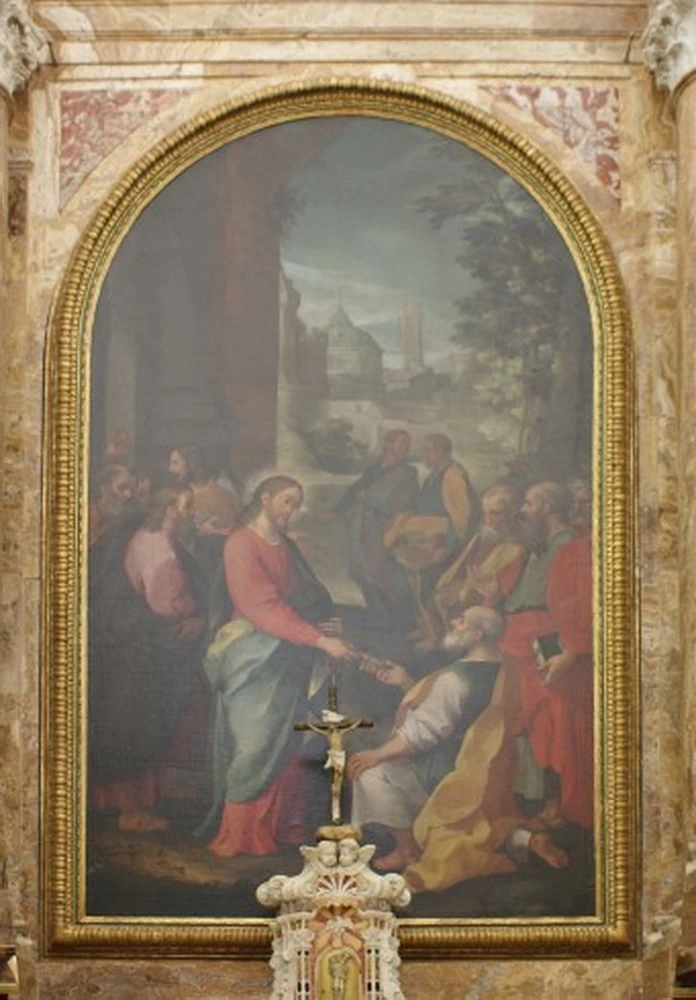 Gesù Cristo consegna le chiavi a San Pietro